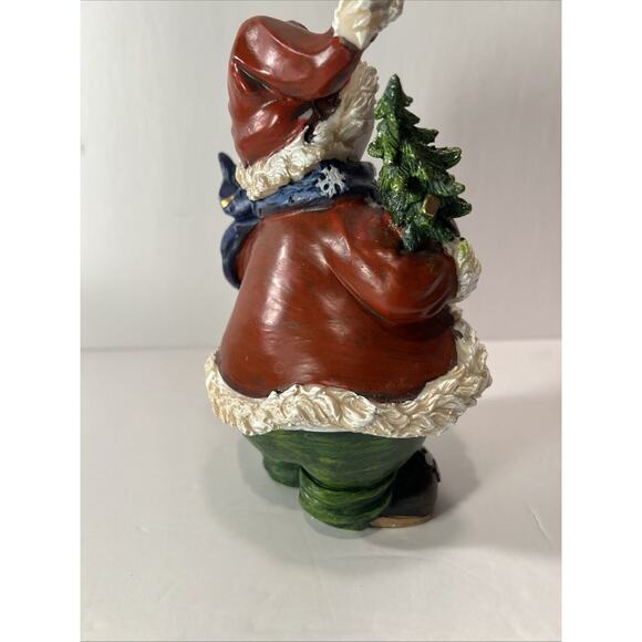 Set of 3 Hand Painted Snowmen Figurines Christmas Winter Decor 6" Tall - Picture 16 of 16